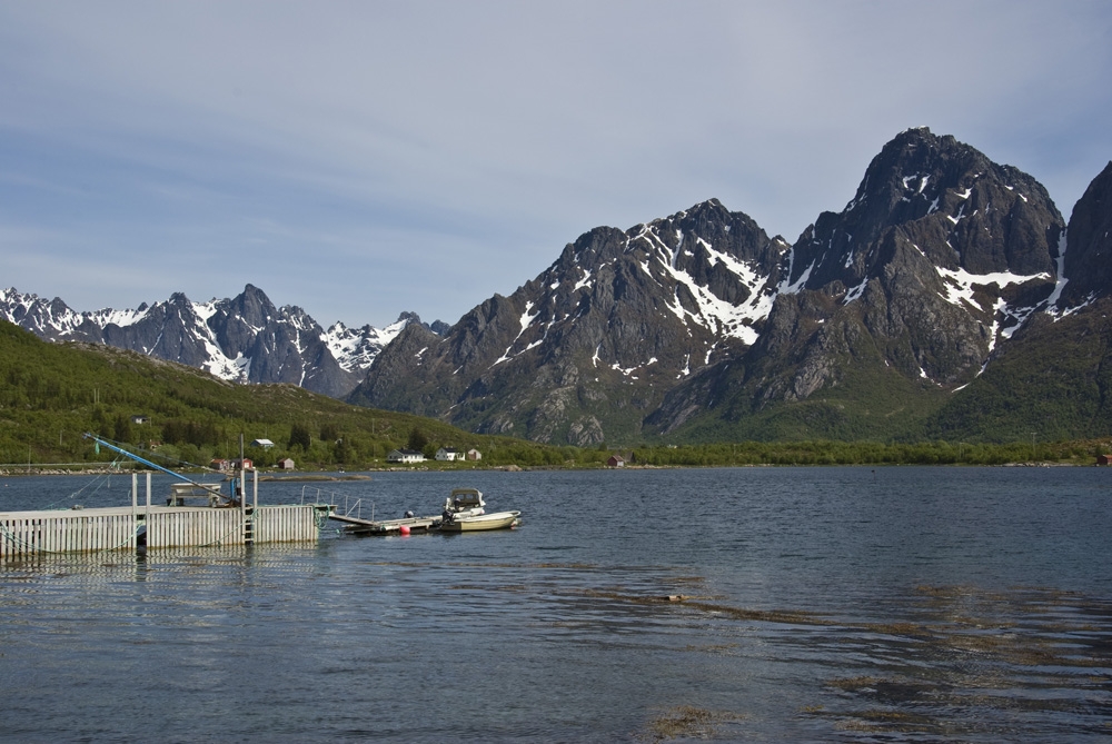 Am Vaterfjord (Austvågøya, Lofoten)