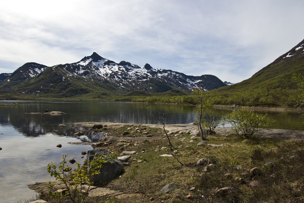 Wanderung um den Vatterfjordspollen (Austvågøya, Lofoten)