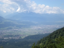 Blick auf Innsbruck (vor einem Gewitter)
