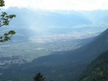 Blick auf Innsbruck (nach einem Gewitter)