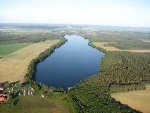 Rudower See,im Hintergrund die Elbe....